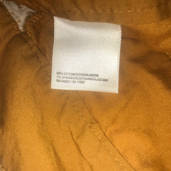 Old Navy Women’s Pixie Skinny Ankle Cropped Copper Brown White Polka Dot Pants 0 - Picture 7 of 13